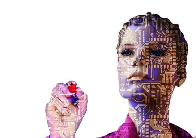 Technologie Frau Roboter