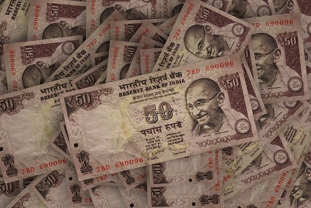 Forextrading Geldscheine Rupien Gandhi